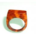 Snack Wood Signet Ring