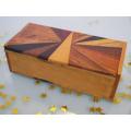 Pencil Case in Juniper Wood and Precious Mosaic Wood