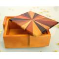 Rectangular Playing Card Case in Precious Woods