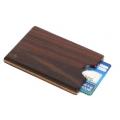 Credit Card Case in Violet Wood
