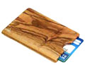 Credit Card Case in Olive Tree Wood