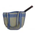 Quilted Shopping Basket Azur Blue