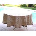 Round Tablecloth 100% cotton Saint Remy Bordeaux 1.60 cm