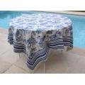 Nappe Ronde Provençale et 6 serviettes Lubéron