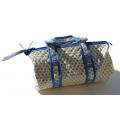 Sac Polochon matelass� Bleu Azur