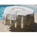 Nappe Ronde Proven�ale  et 6 serviettes de table 'Lub�ron'