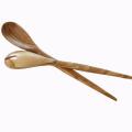 Salad fork and spoon in Olive Tree Wood  'Classique'