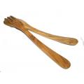 Salad fork and spoon in Olive Tree Wood  'Tradition'