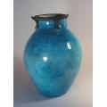 Grande Jarre RAKU Bleue