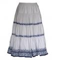 Provencal Woman Skirt Unique Size 5 Gathered Flounces