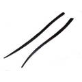 2 Hair Sticks ONDINE in Ebony from Gabon