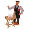Santon de Provence Le Remouleur en Argile 31 cm