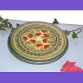 Dessous de Plat  en Fa�ence - D�cor Coquelilcots