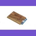 Porte Carte de Cr�dit en Bois d'Olivier