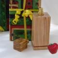 Eau de Toilette à la FRAISE et son Vaporisateur en bois d'Olivier Rechargeable. 50 ml