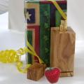 Eau de Toilette à la VANILLE et son Vaporisateur en bois d'Olivier Rechargeable. 30 ml