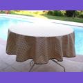 Nappe ronde 100% coton Saint Remy Bordeaux