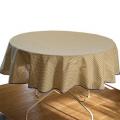 Nappe ronde 100% coton Saint Remy Azur