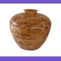 Vase Jarre 'Passionn�ment ' en bois d'Olivier
