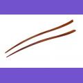 2 Pics pour les cheveux ONDINE en Bois de Rose
