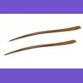 2 Pics pour les cheveux Ondine en Bois d'Olivier