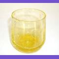 Gobelet à Sangria Verre Bullé Jaune
