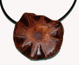 Coeur Pendentif en Noix de Banksia Verni