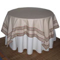 Nappe ronde enduite