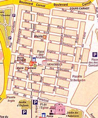 The village's map