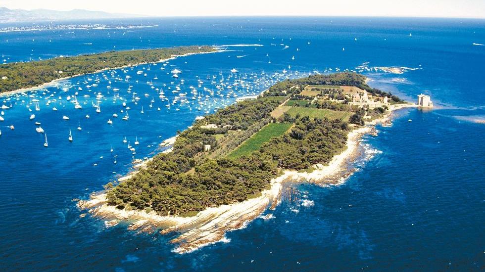The L�rins Islands on the French Riviera